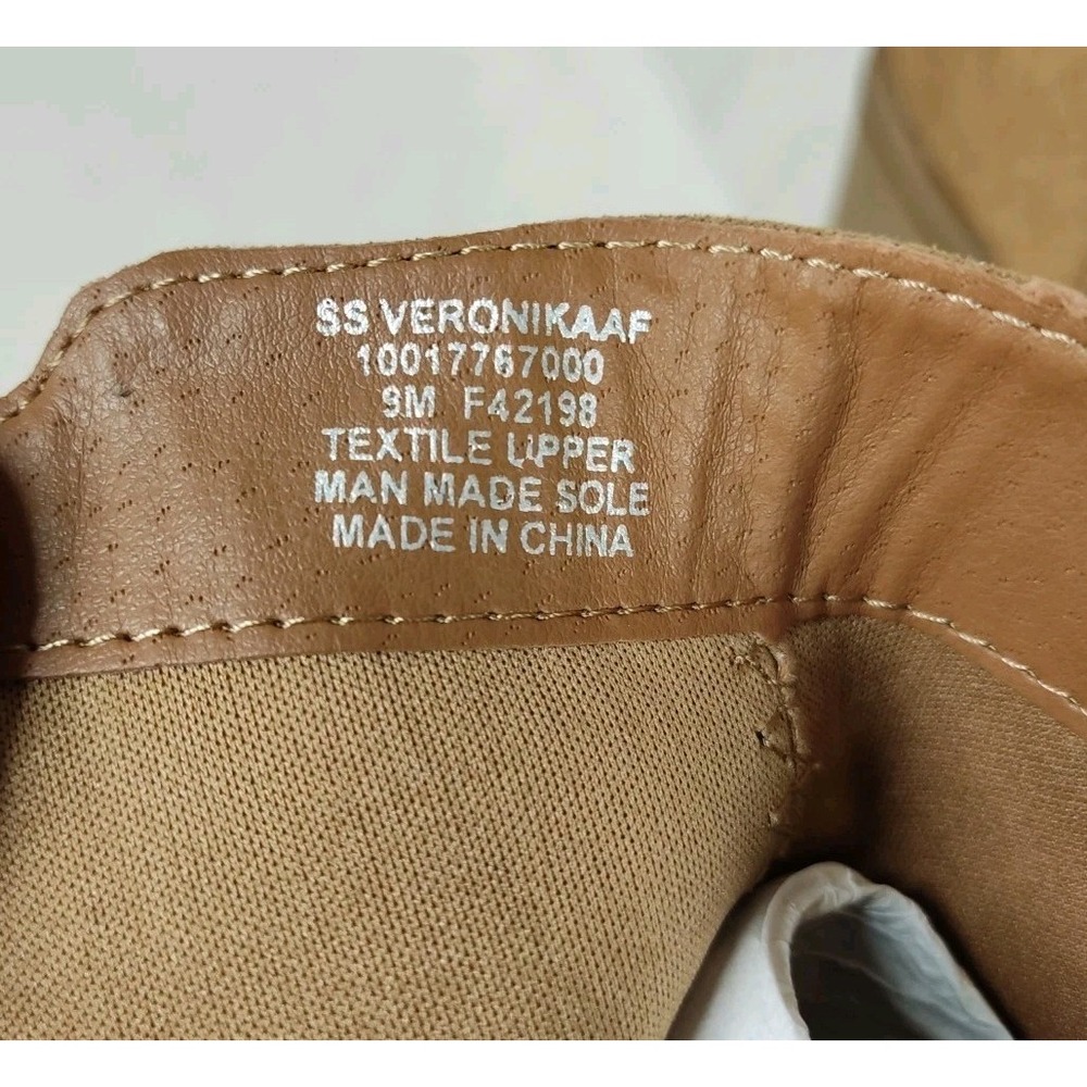 Sun + Stone Womens Veronikaa Tan Faux Suede Round‎ Toe Ankle Boots Size 9M - Picture 7 of 8